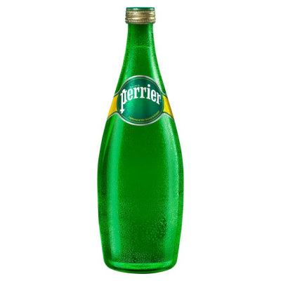 Perrier Sparkling Water Glass