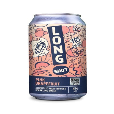 Long Shot Pink Grapefruit Hard Seltzer