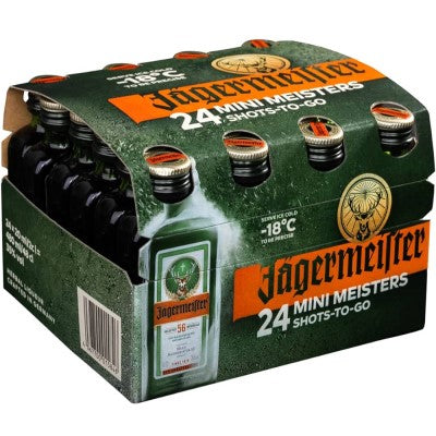 Jagermeister Liqueur 24pk