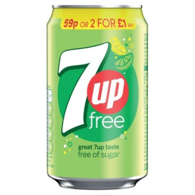 7up Free Cans Pm 75p