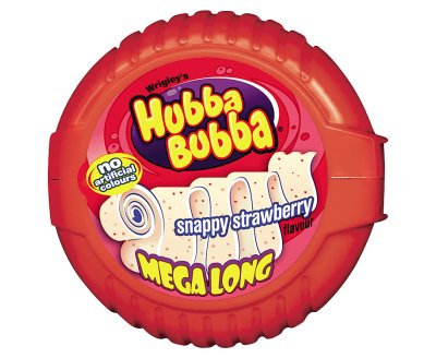 Hubba Bubba Tape Strawberry 12pk