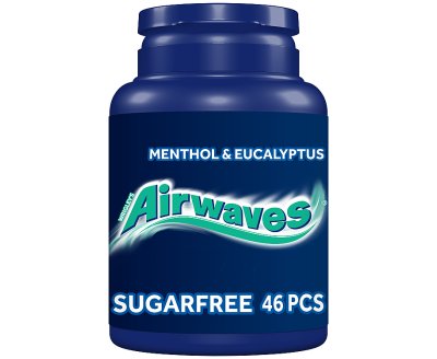 Wrigleys Airwaves Menthol Eptus Chewing Gum Bottle