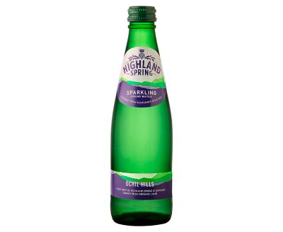 Highland Spring Sparkling Water Glass