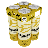 Strongbow Cut Through Pint 4pk £6.50 Cans