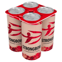 Strongbow Strawberry 4pk Cans