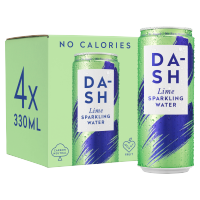 Dash Lime Sparkling Water 4pk