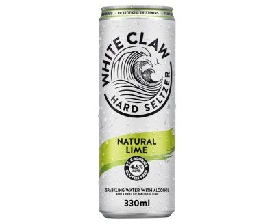 White Claw Hard Seltzer Natural Lime