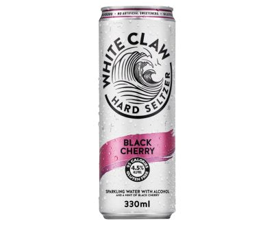 White Claw Hard Seltzer Black Cherry