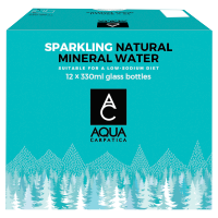 Aqua Carpatica Sparkling Water Glass